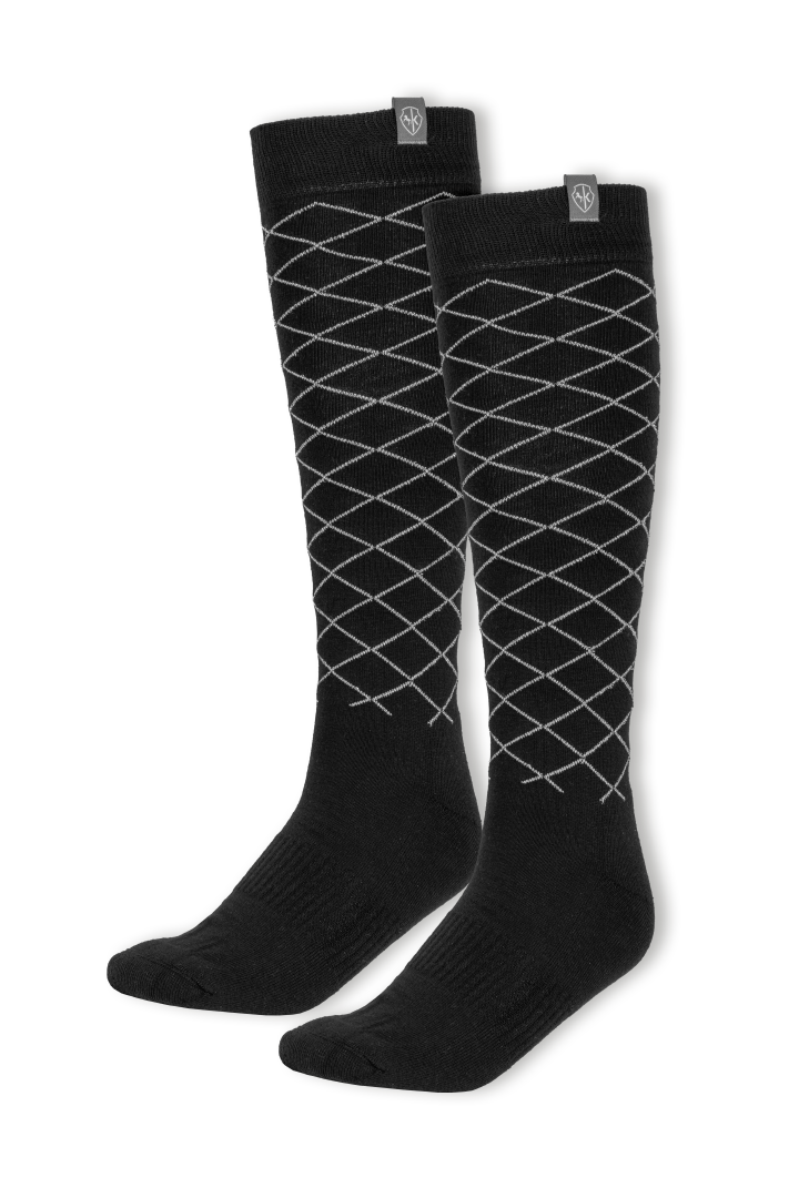 KANTRIE Thermo Kniestrümpfe Karo Lux